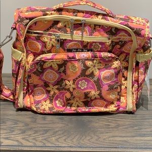 Ju ju be BFF Sangria sunset diaper bag